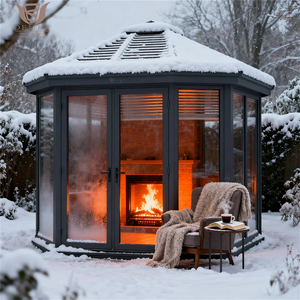 DEMEA prefabbricata in alluminio veranda moderna 4 stagioni in vetro isolato casa giardino giardino all'aperto giardino giardino giardino <span class=keywords><strong>Patio</strong></span> Villa - Product Image 3