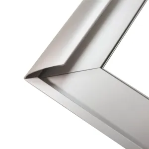 Aluminium Channel Suppliers Aluminium Profile for Modern 5mm Mirror Frame Kitchen Cabinet Foshan Square Cutting Glass Wall 1mm