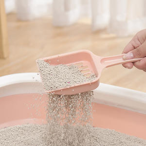 Herramienta Duradera de Plástico para la Eliminación de Desechos de Mascotas, Pala para Arena de Gato de Tofu con Diseño Resistente a Caídas, Recogedor de Excrementos - Product Image 4