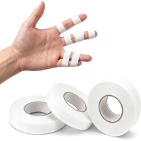 Bande adhésive pour doigts de volley-ball YiTape, 0,5 pouce x 32 pieds, bande athlétique pour doigts sans résidus, bande sportive blanche pour BJJ, escalade