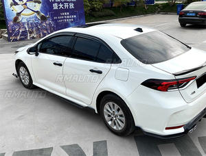 Corolla <b>Car</b> Side Skirt Lip Glossy Black Sport Style Side Skirt Spoiler <b>Diffuser</b> <b>for</b> Toyota Corolla 2019-2022 <b>Car</b> Accessories - Product Image 4