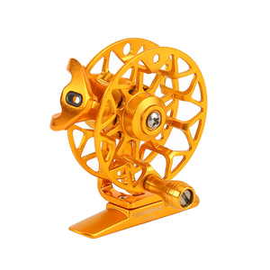 Cinturón de Metal completo, rueda delantera de ventilación, rueda de balsa de pesca en hielo, rueda de pesca con mosca, engranaje de carrete de pesca ultraligero - Product Image 3