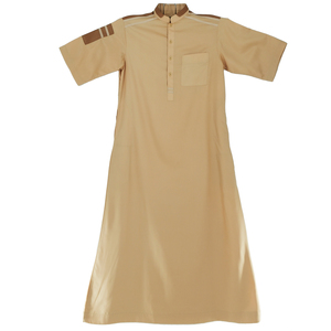 2023 elegante fábrica Thobe árabe suave coreano poliéster jordano Thobe Thoub manga corta Thobe - Product Image 2