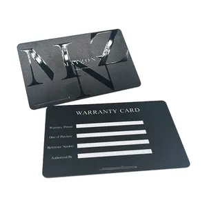 Custom Logo Luxury PVC Card Sports Club Loyalty Gift Card With Barcode New Design Spot UV Business Card