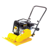 Compacteur à plaque vibrante manuel YMC60, poids 92 kg, moteur GX160 refroidi par air, haute efficacité pour espaces restreints