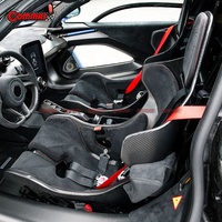 Sièges de course automobile en fibre de carbone sèche style Senna pour McLaren 570s 650s 720s P1, sièges baquet universels