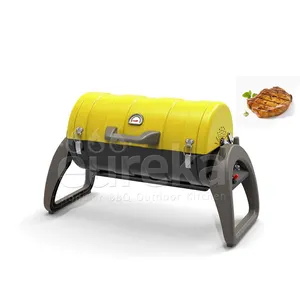 BBQ Jaring Pemanggang Barbeque Portabel, Dapat Digunakan Kembali Tidak Lengket, Panggangan Arang Mini Kayu Bakar