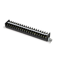 Barrette de bornier de connexion à vis pour montage sur rail DIN
