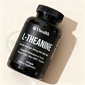 Toptan Beyaz Etiket Zayıflama Yeşil Çay Ekstresi Kapsülleri l Theanine Kapsülleri 500mg L-theanine Kapsülleri - Product Image 3