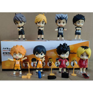 8 unids/set caja ciega <span class=keywords><strong>Haikyuu</strong></span> PVC Anime figura de acción chica Lazuli <span class=keywords><strong>Manga</strong></span> Hinata Shoyo Kageyama Tobio de juguetes en caja - Product Image 1