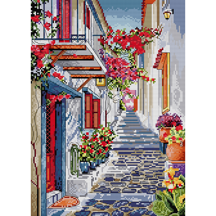 NKF OEM & ODM 11CT хлопчатобумажная ткань DIY Ручная работа шаблон полноразмерная Вышивка Набор для вышивки крестиком