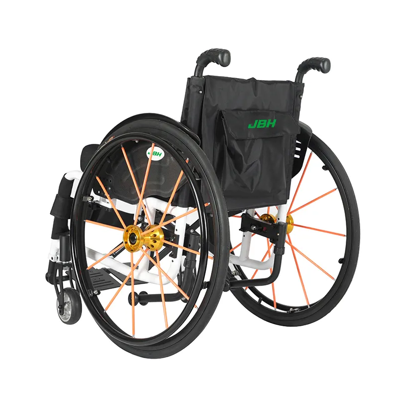 45cmシート幅ファストリリースホイール折りたたみスポーツ車椅子手動車椅子障害者用カスタマイズロゴ軽量100kg