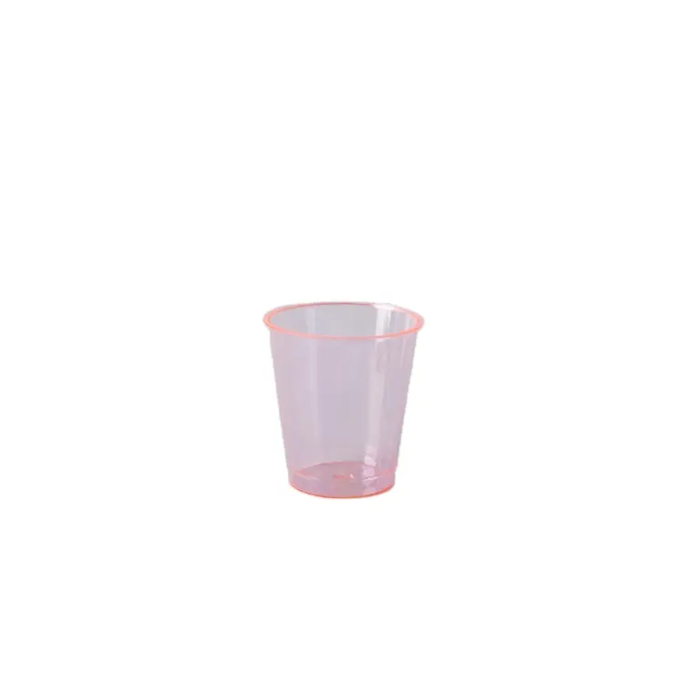 Disposable Plastic Cup Mini Round Shot Glass 1oz Multi Color