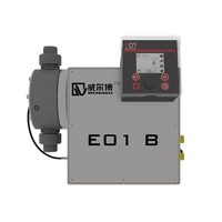Bomba Dosificadora Digital de Alta Presión con Cabezal de Acero Inoxidable y PVDF, Ajuste Automático de Flujo, Motor BLDC, Bomba de Diafragma IP65 para Químicos