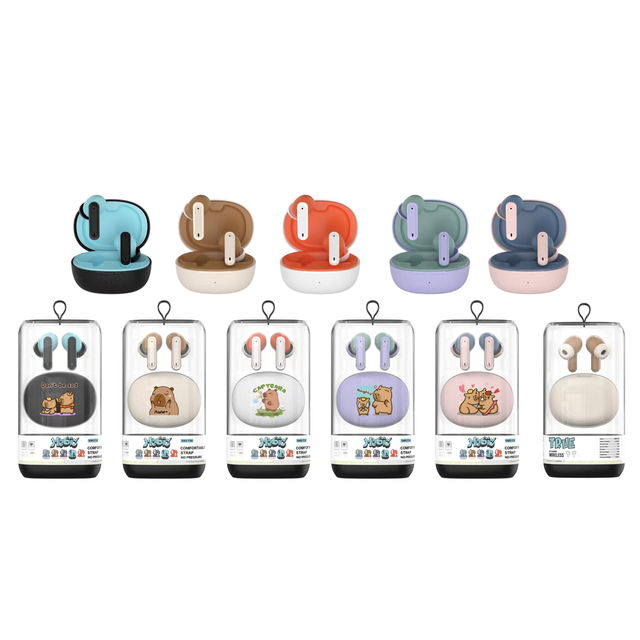2025 New Cartoon In-Ear TWS ENC Wireless Sports Earphone Earbuds TWS Earbuds Wireless Factory Direct Selling for Kids Gift