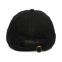 Casquette de sport en coton noire avec logo personnalisé, style féminin, motif à visière incurvée, broderie et impression, casquettes de baseball