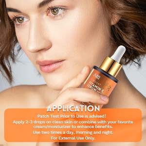 Suero de vitamina C <span class=keywords><strong>20</strong></span>% con ácido hialurónico, suero para el cuidado de la piel, reductor de líneas finas y arrugas, marca privada - Product Image 5