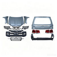 全套改款升级套件适用于丰田兰德酷路泽 LC200 2008-2011 款，更新至 2016 款风格的保险杠、格栅、大灯