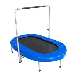 China Custom Bunte Trampolin Profession nel Mini Double Oval Trampolin Stabilisierung Günstigste Preise Mit Griff