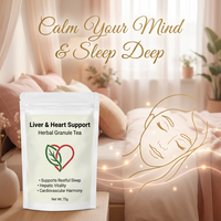 Sachet de thé instantané apaisant de qualité supérieure pour le soulagement du stress et la relaxation avant le sommeil, granules d'herbes hydrosolubles