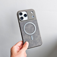 Funda de Teléfono de Cuero PU de Lujo JOYPORODO L154 para iPhone 17 16 Pro Max, Funda Magnética para Móvil, Capa de Celular, Coque, Telephone