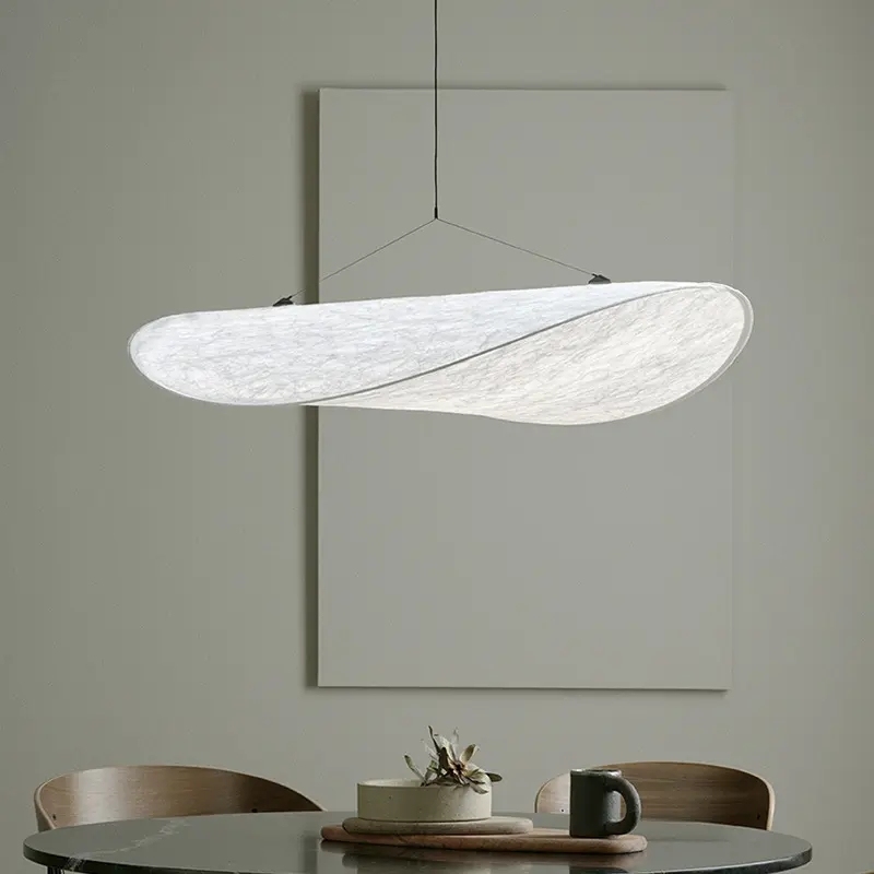 Led Modern Art Designer Fabric Pendant