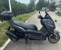 BMiW1 Majesty T9 250cc Monocylindre Refroidi par Air EFI Maxi Scooter CVT Cruiser Touring Moto