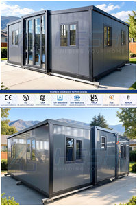 Maison préfabriquée extensible AISC 360 Frame Design, capacité de charge neige 1,5 kN, 78 m², 40 pieds, 1, 2, 3, 4 ou 5 chambres, étanche et pliable - Product Image 3
