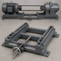 Support de montage de moteur IEC OEM personnalisé |   Fabrication en acier soudé robuste pour l'installation de moteurs