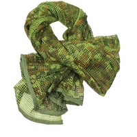 Écharpe en filet tactique pour forces spéciales CS, sports de plein air, camouflage PUBG, guerre de terrain, style militaire, multifonctionnelle