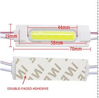 100 pièces de modules LED multicolores 10W 12V, lumières de remplacement pour gonflables, bande lumineuse LED étanche IP65 pour vitrine