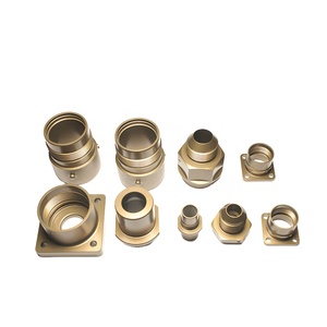 Componentes de maquinaria de montaje de torneado CNC de latón de alta precisión Torno de alta precisión Piezas de cobre de latón torneado Mecanizado de fresado - Product Image 2