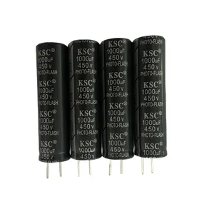 Capacitor Factory Directly 450V 1000uf Electrolytic Capacitor Converter Power Amplifier Audio Aluminum Electrolytic Capacitor