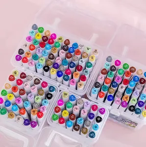 Rotulador metálico de dibujo fluido multicolor de doble punta OEM para pizarra blanca