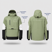 Veste de ski pour homme, veste de ski imperméable, veste de snowboard, veste de neige, anorak, softshell, hiver, fabrication sur mesure OEM, vente en gros