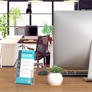 Customized Brochure Holder Clear Literature Organizer Magazine Rack <b>Wall</b> Workbench <b>Display</b> - Product Image 6