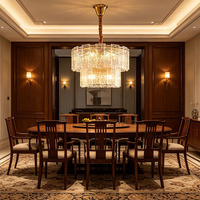 Lustre de luxe en verre et cuivre sur mesure pour salon, salle à manger, chambre principale, suspension en verre