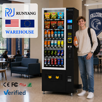 Máquinas Expendedoras Inteligentes RUNYANG con Sistema de Pago Personalizado para Bebidas y Combinaciones de Productos, Máquina Expendedora de Snacks para Alimentos y Bebidas