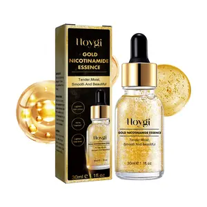 Private Label Hoygi Gold Niacinamide Essence Anti rughe viso siero Anti invecchiamento viso e collo siero cura della pelle