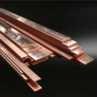 Barres de cuivre plates carrées rouges pour fabricants