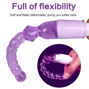 Flexible 7 Bead Anal <b>Vibrator</b> Prostate Stimulator Sex Toy for Men Women Couples-Anal Beads Butt Plug - Product Image 3