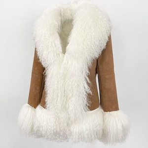 <span class=keywords><strong>Cappotto</strong></span> Invernale alla Moda per Donna, Caldo e Spesso, <span class=keywords><strong>con</strong></span> <span class=keywords><strong>Pelliccia</strong></span> Mongola e Fodera in <span class=keywords><strong>Pelliccia</strong></span> di Coniglio - Product Image 2
