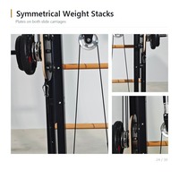 Tour de Pilates murale autoportante avec système de poulies et planche de rebond pour la maison, le studio et l'exercice de yoga