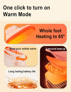 Chaussures chauffantes lavables chaussures chauffantes portables <span class=keywords><strong>batterie</strong></span> Usb Rechargeable <span class=keywords><strong>ski</strong></span> fièvre chaude foulard silencieux chaussures de luxe - Product Image 4