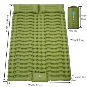 Colchón de cama de aire inflable ultraligero Weilian con bomba de pie incorporada, almohadilla doble para dormir para colchoneta de camping - Product Image 5