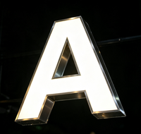 Enseigne lumineuse LED 3D personnalisée, lettres en acrylique imperméables, logo lumineux pour boutique, bureau, café, bar, décoration murale