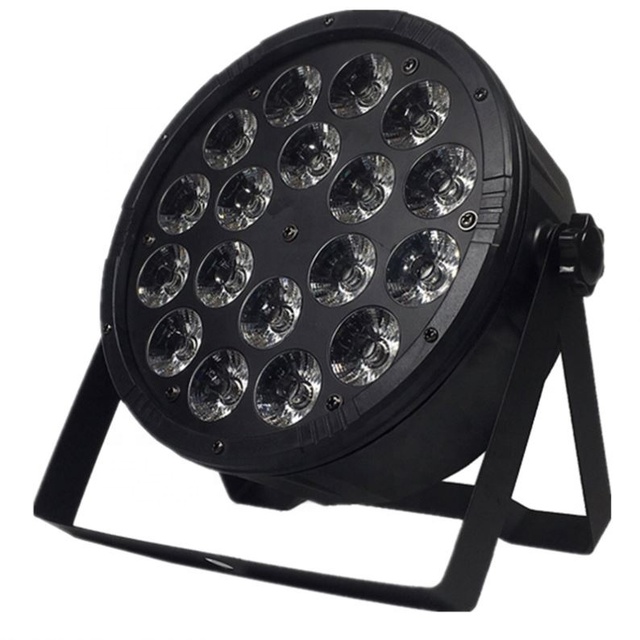RGBW 4in1 Flat Par Light LED PAR 18X12W Lighting Equipment Party Stage Light