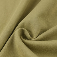 Tissu Mamba Premium Respirant et Écologique Effet Coton 220/260 GSM 90/10 Poly Spandex Extensible Doux pour Hoodies et Leggings de Luxe