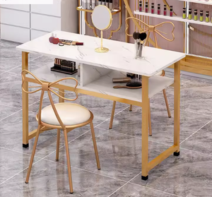 Hotsale Modern Wood Multifunctional Eco-Friendly Black <b>Nail</b> Salon Furniture <b>Nail</b> <b>Tables</b> & Desk - Product Image 2