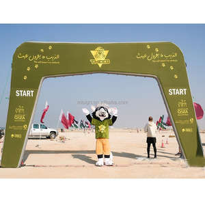 Expositor <span class=keywords><strong>de</strong></span> Aluminio Metálico con Banner <span class=keywords><strong>de</strong></span> Tela para Eventos Deportivos, Arco Portátil Decorativo para <span class=keywords><strong>Fondo</strong></span> <span class=keywords><strong>de</strong></span> Uso en Exteriores - Product Image 1